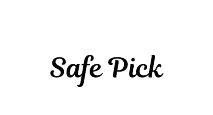 Safe Pick branding and login screen