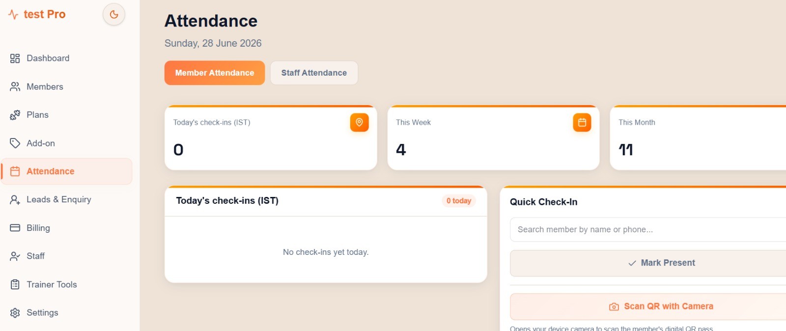 GymShakti dashboard preview 2